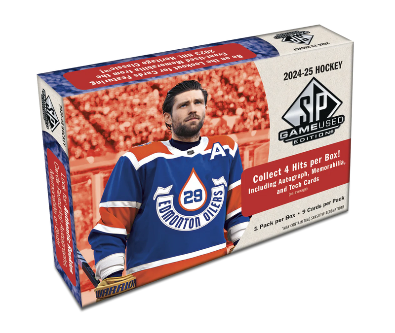 2025 Upper Deck SP Game Used Hockey Hobby Box
