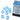 Borealis: 36/D6 Icicle/Light Blue Luminary
