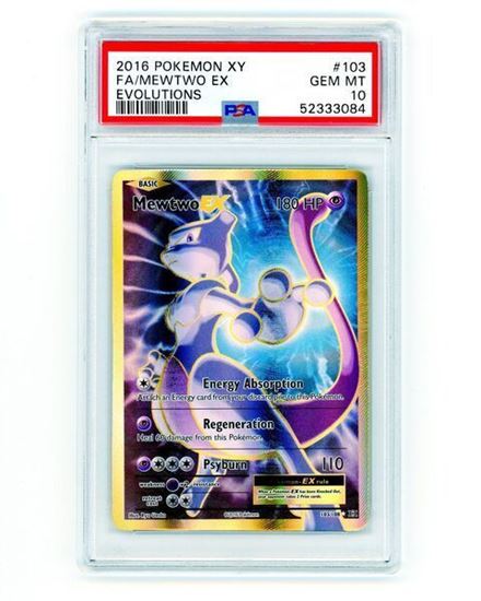 PSA 10 - Evolutions - FA Mewtwo Ex