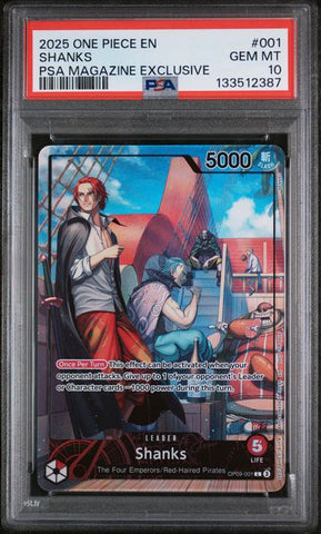 PSA 10 - PSA Magazine Exclusive  - Shanks #001