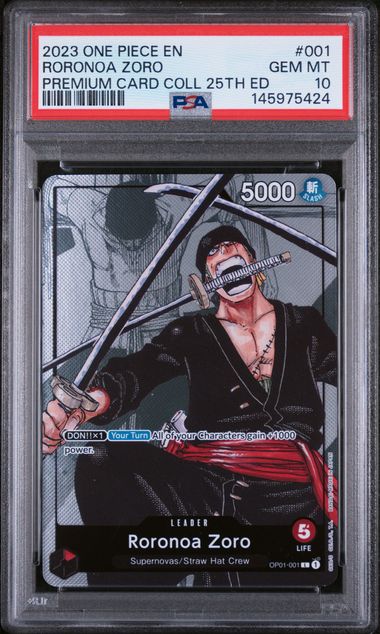 PSA 10 - 25th Anniversary Premium Card Collection JP - Roronoa Zoro