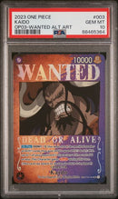 PSA 10 - OP03 - Kaido Wanted Poster
