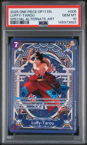 PSA 10 - A Fist of Divine Speed - Luffy-Tarou SP #005