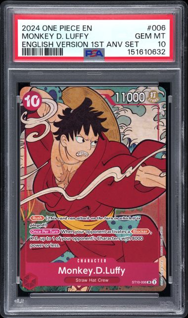 PSA 10 - English 1st Anniversary - Full Sequential Set