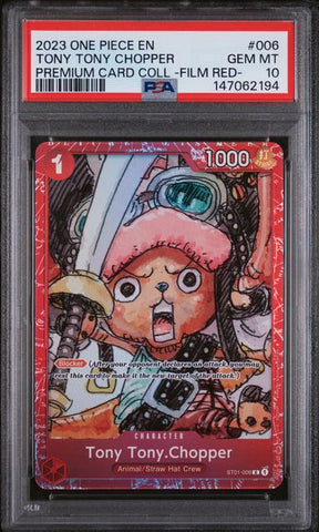 PSA 10 - Film Red Collection - Tony Tony Chopper #006