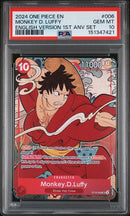 PSA 10 - English 1st Anniversary - Monkey.D.Luffy
