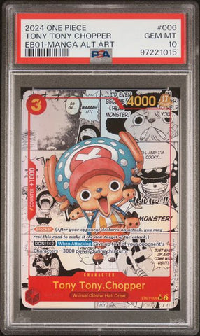PSA 10 - EB-01- Tony Tony. Chopper Manga #006