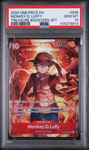 PSA 10 - 2024 Treasure Boosters Set - Monkey.D.Luffy