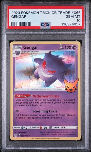 PSA 10 - Trick or Trade  - Gengar
