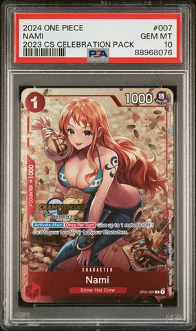 PSA 10 - 2023 CS Celebration Pack - Nami #007