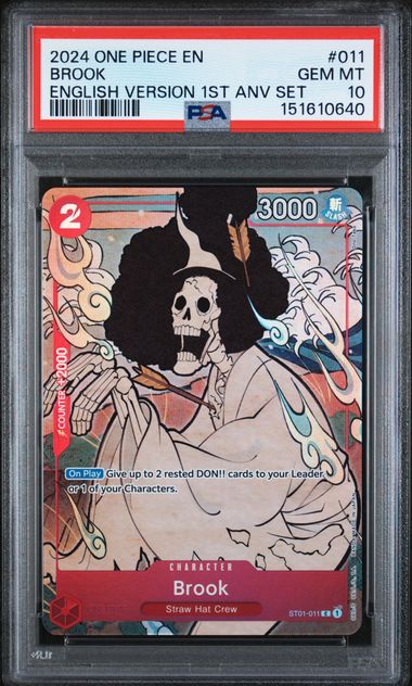 PSA 10 - English 1st Anniversary - Full Sequential Set