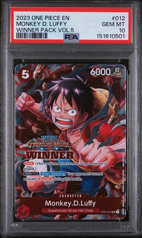 PSA 10 - Event Vol.5  - Monkey.D.Luffy Winner #012