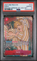 PSA 10 - English 1st Anniversary - Sanji