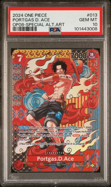 PSA 10 - Two Legends - Portgas D. Ace SP