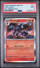 PSA 9 - Phantasmal Flames - Ceruledge Pre-Release Stamp