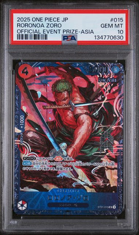 PSA 10 - JPN Official Event Prize   - Roronoa Zoro #015