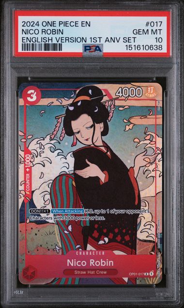 PSA 10 - English 1st Anniversary - Full Sequential Set