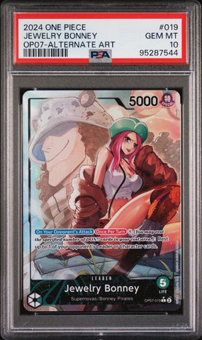 PSA 10 - OP07 - Jewelry Bonney Parallel #019