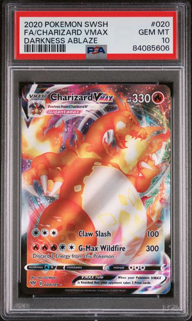 PSA 10 - Darkness Ablaze - Charizard Vmax