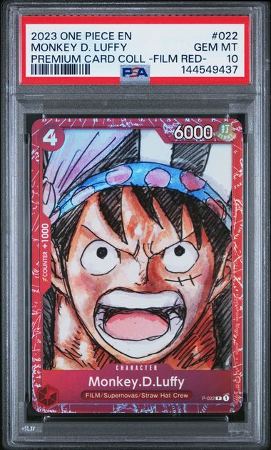 PSA 10 - Film Red Collection - Monkey.D.Luffy