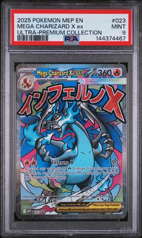 PSA 9 - UPC Promo - Mega Charizard X ex #023
