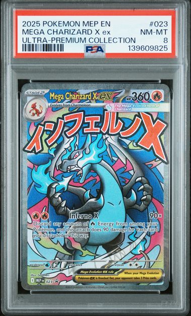 PSA 8 - Black Star Promo - Mega Charizard X EX