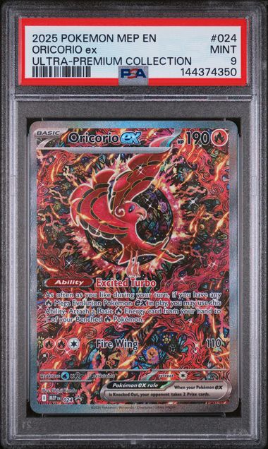 PSA 9 - Black Star Promo - Oricorio EX