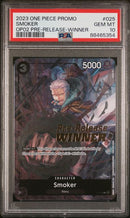 PSA 10 - One Piece Promo  - Smoker Pre-Release Winner