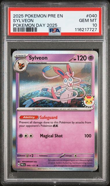PSA 10 - Pokemon Day 2025 - Sylveon