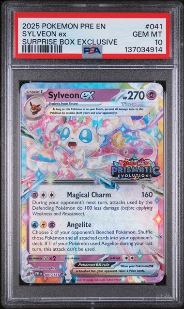 PSA 10  - Surprise Box Exclusive - Sylveon EX