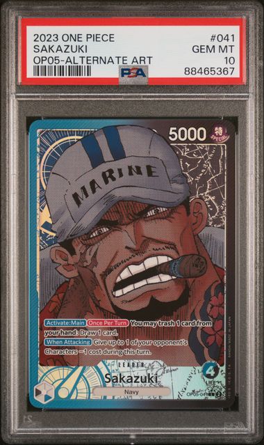 PSA 10 - OP05 - Sakazuki Leader