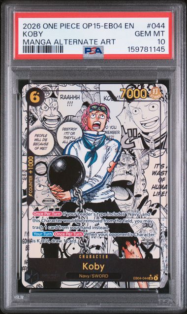 PSA 10 - Op15 - Koby Manga