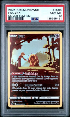 PSA 10 - Silver Tempest  - Jinx #TG04