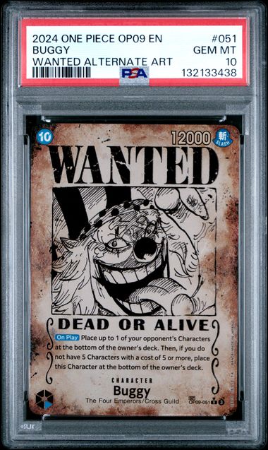 PSA 10 - Emperors of the New World - Buggy Wanted SP