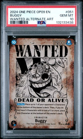 PSA 10 - Emperors of the New World - Buggy Wanted SP #051
