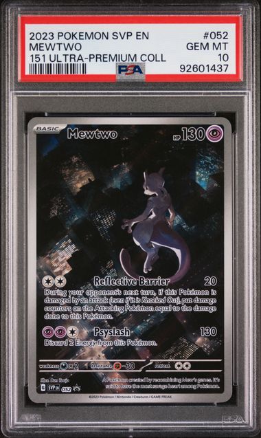 PSA 10 - Pokemon  151 - Mewtwo