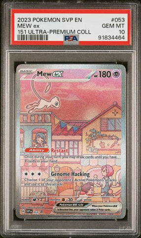 PSA 10 - Pokemon 151 - Mew ex #053
