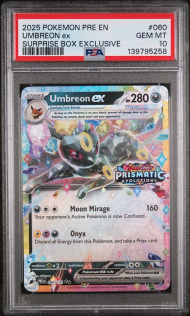 PSA 10 - Surprise Box Exclusive - Umbreon EX