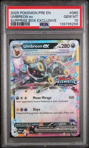 PSA 10 - Surprise Box Exclusive - Umbreon EX #060