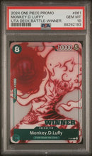 PSA 10 - Uta Deck Battle-Winner - Monkey.D.Luffy