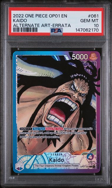 PSA 10 - Romance Dawn - Kaido Leader Alt