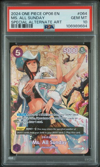PSA 10 - OP06 - Ms. All Sunday SP