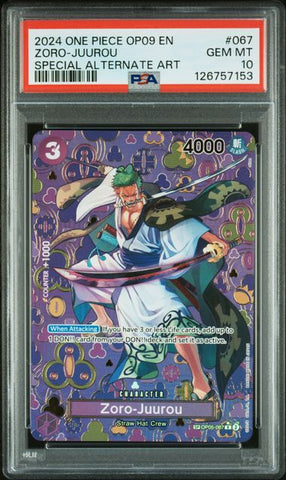 PSA 10 - OP09 - Zoro-Juurou SP #067
