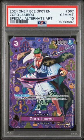 PSA 10 - OP09 - Zoro-Juurou SP #067
