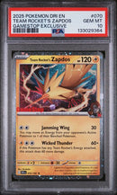 PSA 10 - Gamestop Exclusive  - Team Rocket's Zapdos