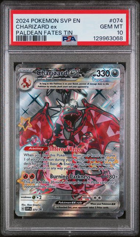 PSA 10 - Charizard ex #074 - Scarlet & Violet Black Star Promos