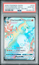 PSA 10 - Champion's Path - Charizard Vmax