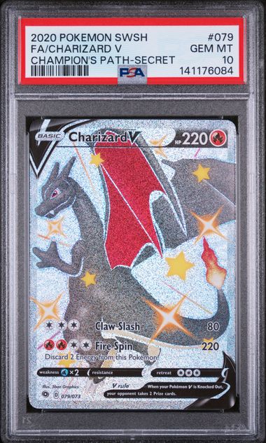 PSA 10 - Champions Path - Charizard V