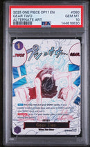 PSA 10 - OP-11 - Gear Two Manga Event