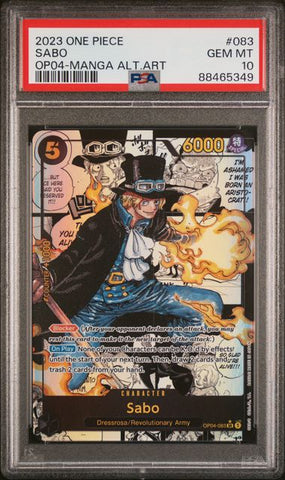 PSA 10 - Kingdom of Intrigue - Sabo Manga #083